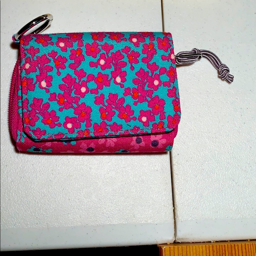Vera Bradley card case with rfid protection